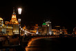 The historic Bund in Shanghai at night