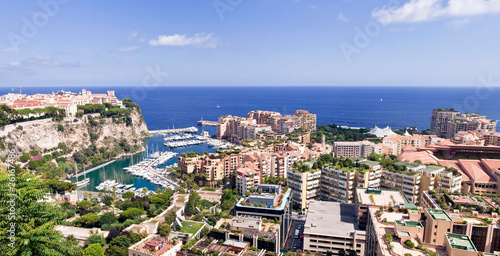 Photo: Vue panoramique sur la principauté de Monaco Vue panoramique sur la principauté de Monaco