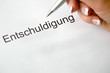 entschuldigung