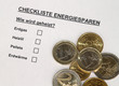Checkliste Energiesparen IV