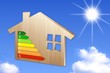 maison bois dpe sur ciel bleu et soleil v4