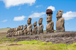 Moais in Ahu Tongariki