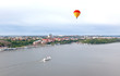 Aerial view of the Stockholm Sweden