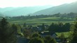 Landschaft vor dem Sonnenuntergang