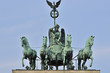 Quadriga chariot drawn driven by the goddess of victory Victoria