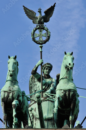 Photo: Quadriga and the goddess of victory, Brandeburg Gate Quadriga and the goddess of victory, Brandeburg Gate