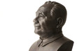 A bronze statue of a great man