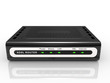 black ADSL router