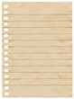 Old dirty stained blank notepaper page isolated on white. Old dirty stained blank notepaper page isolated on white.