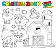Coloring book with farm animals 1 Coloring book with farm animals 1