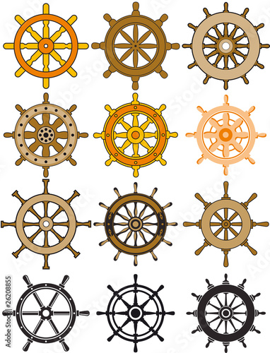 Nautical Wheel Clipart