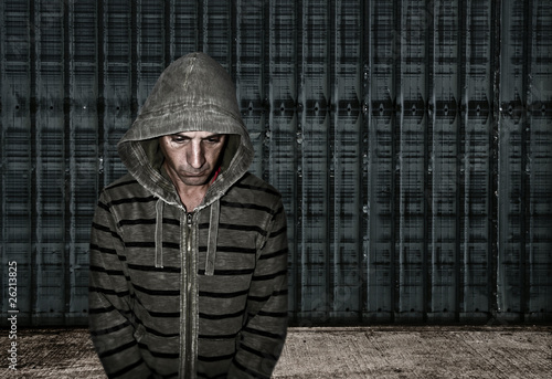 Photo: man in hoodie man in hoodie