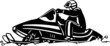 Snowmobile Vinyl Ready Vector Illustration Snowmobile Vinyl Ready Vector Illustration
