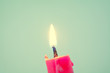 Burning candle