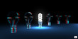 Efficient Light Concept (anaglyph stereo) Efficient Light Concept (anaglyph stereo)