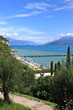 Foto: Panorama de Sirmione et le lac de Garde, Italie Panorama de Sirmione et le lac de Garde, Italie