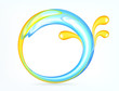 Abstract Drop Background