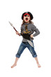 little girl in pirate's costume