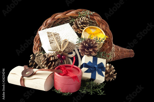 Photo: Cornucopia with gifts 1 Cornucopia with gifts 1