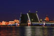 Saint Petersburg, Russia, Drawbridge Saint Petersburg, Russia, Drawbridge