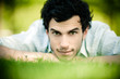 homme brun regard intense nature homme brun regard intense nature