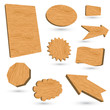 3d wood vector labels 3d wood vector labels