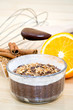 Préparation pâtisserie chocolat