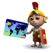 3d Roman soldier has credit