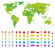 Map with marks Map with marks