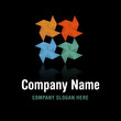 Photo en ligne au meilleur prix Pinwheel Origami Logo