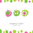 Floral card with copy space