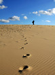guetteur dans les dunes