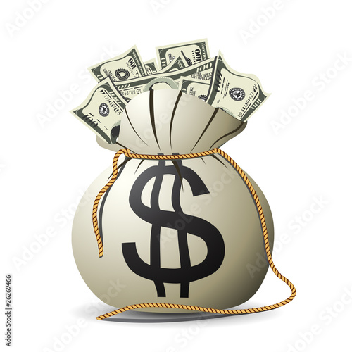 Vector: Money bag Money bag