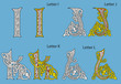 Ancient Celtic alphabet (26 letters)