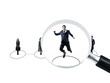 happy businessman jump happy businessman jump