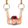 gymnast on white