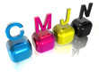 CMJN initials & cube