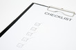 Checklist
