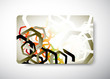 gift card - size 3 3/8" x 2 1/8"  (86 x 54 mm)