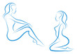 Vetor: woman sketch, vector woman sketch, vector