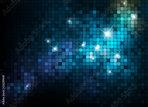 Vector: blue mosaic background blue mosaic background