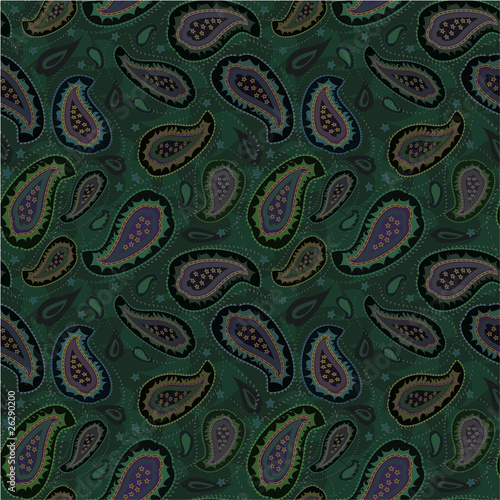 seamless wallpaper tile. Zoom Not Available: Vector images scale to any size. Paisley Wallpaper Tile seamless background