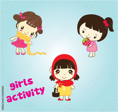 Photo Cute Girl on Photo  Doodle Cute Girl    Naya14  26294028