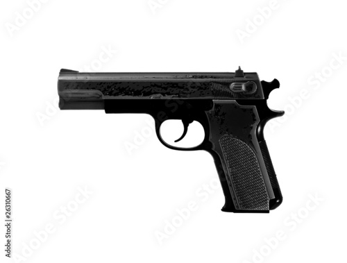 Photo: side view of gun side view of gun