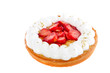 strawberry whipped cream cake