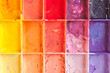 Shad colors on palette