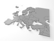 Europa 3D Karte