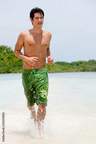 Photo: Man at the beach Man at the beach