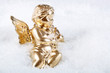 Christmas Angel on a snow Christmas Angel on a snow