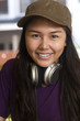 Happy Asian teenager